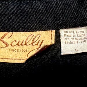 Scully Western Dress Shirt. Mint condition. Size Large